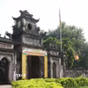 Chùa Chuông là một trong những di tích tiêu biểu nằm trong khu di tích Quốc gia đặc biệt Phố Hiến. (Ảnh: Đinh Văn Nhiều/TTXVN)