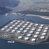 Cơ sở dự trữ dầu quốc gia Shibushi ở Kagoshima, Nhật Bản. (Ảnh: Kyodo/TTXVN)