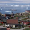 Quang cảnh vịnh Disko ở Ilulissat, thủ phủ thành phố Avannaata thuộc Greenland (Đan Mạch) ngày 15/7/2024. (Ảnh: Getty Images/TTXVN)