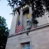 Trụ sở Bộ Tư pháp Mỹ tại Washington, D.C. (Ảnh: THX/TTXVN)