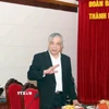 Phó Giáo sư, Tiến sỹ Trần Đình Thiên, nguyên Viện trưởng Viện Kinh tế Việt Nam. (Ảnh: Xuân Khu/TTXVN)
