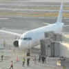 Máy bay của Syrian Air tại Istanbul. (Ảnh: DHA)