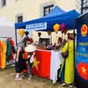 Gian hàng của Đại sứ quán Việt Nam tại Slovakia. (Ảnh: TTXVN phát)