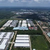 Khu công nghiệp Đồng Xoài II có vị trí giao thông thuận lợi, thuộc vùng cửa ngõ giao thương quan trọng giữa Đông Nam Bộ và miền Trung Tây Nguyên. (Ảnh: Nhật Bình/TTXVN)