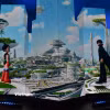 Neo Astro Boy và Black Jack, hai nhân vật đóng vai trò hướng dẫn viên giới thiệu triển lãm của Pasona Group tại EXPO 2025. (Ảnh: Nguyễn Tuyến-Phạm Tuân-Xuân Giao/Vietnam+)