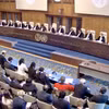 Toàn cảnh phiên họp công bố ý kiến tư vấn của ICJ. (Ảnh: Thanh Tuấn/TTXVN)