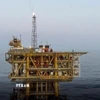 Mỏ khí đốt South Pars ở ngoài khơi thành phố Asaluyeh, miền Nam Iran. (Ảnh: IRNA/TTXVN)