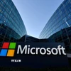 Trụ sở Tập đoàn Microsoft tại Issy-Les-Moulineaux, Pháp. (Ảnh: AFP/TTXVN)