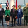 Đoàn Việt Nam tham dự Đối thoại Chiến lược Ngoại giao và Quốc phòng (2+2) lần thứ 10 Việt Nam-Australia. (Ảnh: TTXVN phát)