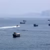 Quang cảnh eo biển Hormuz ngày 20/6/2026. (Ảnh: THX/TTXVN phát)