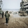 Binh sỹ Israel tham gia chiến dịch quân sự tại Dải Gaza. (Ảnh: THX/TTXVN)
