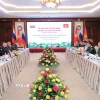 Quang cảnh cuộc Đối thoại Chiến lược Quốc phòng Việt Nam-Liên bang Nga lần thứ 8. (Ảnh: An Đăng/TTXVN)