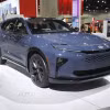 Một mẫu xe của Toyota. (Ảnh: Kyodo/TTXVN)