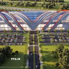 Phối cảnh tuyến metro Bến Thành-Cần Giờ. (Ảnh: TTXVN phát)