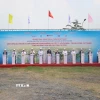 Đại biểu thực hiện nghi thức khởi công "Dự án đầu tư xây dựng mở rộng đường cao tốc Thành phố Hồ Chí Minh-Trung Lương-Mỹ Thuận. (Ảnh Công Trí/TTXVN)