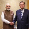 Thủ tướng Nhật Bản Shigeru Ishiba và người đồng cấp Ấn Độ Narendra Modi. (Ảnh: indiatoday)