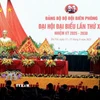 Đại hội đại biểu Đảng bộ Bộ đội Biên phòng nhiệm kỳ 2025-2030. (Ảnh: Tuấn Anh/TTXVN)