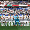 Các cầu thủ Iran trong trận ra quân gặp đội tuyển New Zealand ở bảng G World Cup 2026 trên sân vận động Los Angeles, Mỹ, ngày 15/6/2026. (Ảnh: THX/TTXVN phát)
