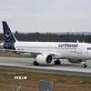 Máy bay của hãng hàng không Lufthansa. (Ảnh: THX/TTXVN)