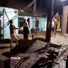 Tại xã Thành Bình Thọ dông lốc, mưa đá lớn làm tốc mái, hư hỏng 193 nhà dân, 1 nhà văn hóa thôn ước tính hơn 6 tỷ đồng. (Ảnh: TTXVN phát)