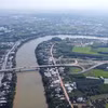 Cầu Thủ Biên nối Đồng Nai với Thành phố Hồ Chí Minh đã được xây dựng, tới đây cầu này sẽ thuộc dự án đường Vành đai 4-Thành phố Hồ Chí Minh. (Ảnh: Công Phong/TTXVN)