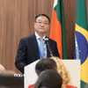 Thứ trưởng Phạm Thế Tùng phát biểu tại phiên toàn thể của Hội nghị. (Ảnh: Tâm Hằng/TTXVN)