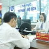 Trung tâm phục vụ hành chính công phường Đống Đa tại số 71 phố Tôn Đức Thắng. (Ảnh: Thống Nhất/TTXVN)
