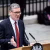 Thủ tướng Anh Keir Starmer phát biểu tại thủ đô London . (Ảnh: THX/TTXVN)