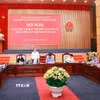 Chủ tịch Quốc hội Trần Thanh Mẫn, Trưởng Đoàn kiểm tra, giám sát số 11 của Bộ Chính trị phát biểu. (Ảnh: Doãn Tấn/TTXVN)