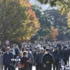 Người dân tại Tokyo, Nhật Bản. (Ảnh: Kyodo/TTXVN)