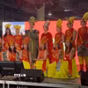 Đoàn Việt Nam giới thiệu trang phục và văn hóa tại Festival (Ảnh: Đào Dũng/TTXVN)