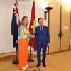 Phó Thủ tướng Trần Hồng Hà và Chủ tịch Thượng viện Australia Sue Lines. (Ảnh: Thanh Tú/TTXVN)