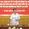 Đoàn kiểm tra, giám sát của Bộ Chính trị làm việc với Thường vụ Tỉnh ủy Lai Châu