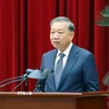 Tổng Bí thư Tô Lâm phát biểu. (Ảnh: Thống Nhất/TTXVN)