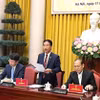 Phó Chủ nhiệm Văn phòng Chủ tịch nước Phạm Thanh Hà công bố Lệnh của Chủ tịch nước công bố Luật Ban hành văn bản quy phạm pháp luật vừa được Quốc hội thông qua. (Ảnh: Báo Điện tử Chính phủ)