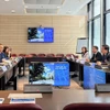 Đoàn làm việc tại Cơ quan Năng lượng hạt nhân, OECD. (Ảnh do đoàn cung cấp)