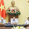 Chủ tịch Quốc hội Trần Thanh Mẫn phát biểu. (Ảnh: Doãn Tấn/TTXVN)