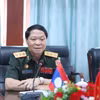 Thượng tướng Vongsone Inpanphim. (Ảnh: Xuân Tú/TTXVN)