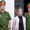 Doãn Thị Lệ Xuân tại cơ quan công an. (Ảnh: Công an cung cấp).