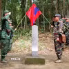Đến nay, Biên phòng Nghệ An đã tổ chức tuần tra cấp tỉnh với cả 3 tỉnh của Lào. (Ảnh: TTXVN phát)