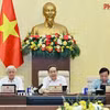 Chủ tịch Quốc hội Trần Thanh Mẫn phát biểu. (Ảnh: Doãn Tấn/TTXVN)