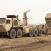 Các binh sỹ thuộc Lực lượng Hoa Kỳ tại Hàn Quốc (USFK) tiến hành một cuộc diễn tập tác chiến cho hệ thống phòng không mới nhất, hệ thống Khả năng Bảo vệ bằng Hỏa lực Gián tiếp (IFPC), tại một địa điểm không được tiết lộ. (Ảnh: USFK)
