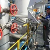 Trạm nén khí đốt Slavyanskaya trong hệ thống đường ống dẫn khí đốt Dòng chảy phương Bắc 2 ở Ust-Luga (Nga). (Ảnh: TASS/TTXVN)