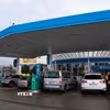 Một trạm xăng ở Slubice, Ba Lan. (Ảnh: THX/TTXVN)