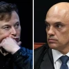 Tỷ phú Elon Musk và Thẩm phán Alexandre de Moraes. (Ảnh: AP và SCO/STF)