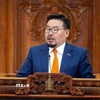 Thủ tướng Mông Cổ Gombojav Zandanshatar phát biểu sau phiên bỏ phiếu tại Quốc hội ở Ulaanbaatar ngày 13/6/2025. (Ảnh: Asia Nikkei/TTXVN)
