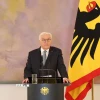 Tổng thống Đức Frank-Walter Steinmeier phát biểu tại thủ đô Berlin. (Ảnh: THX/TTXVN)