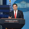 Ngoại trưởng Mỹ Marco Rubio phát biểu tại cuộc họp báo ở Nhà Trắng, Washington, D.C. (Ảnh: THX/TTXVN phát)