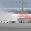 Vụ cháy được phát hiện trong lúc các hành khách rời máy bay. (Ảnh: freepressjournal)