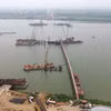Cầu Ngọc Hồi có điểm đầu được kết nối với đường Vành đai 3,5 đoạn Phúc La-Văn Phú đến cao tốc Pháp Vân-Cầu Giẽ cách cao tốc khoảng 360m về phía đê Hữu Hồng thuộc địa bàn xã Thanh Trì, Hà Nội. Điểm cuối Km7+500 kết nối với đường Vành đai 3,5 cách đê Tả Hồng khoảng 700m về phía cao tốc Hà Nội-Hải Phòng thuộc địa bàn xã Văn Giang, tỉnh Hưng Yên. (Ảnh: Quốc Khánh/TTXVN)